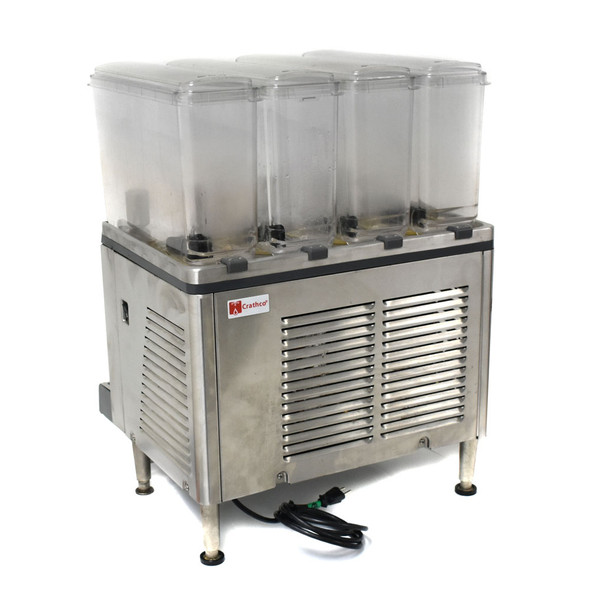 Crathco CS-4E-16 Refrigerated 4 Bowl Cold Drink Dispenser