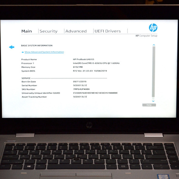 HP ProBook 640 G5 14" Touch Laptop Intel i5-8365U 1.60GHz 256GB 8GB Win10 Pro