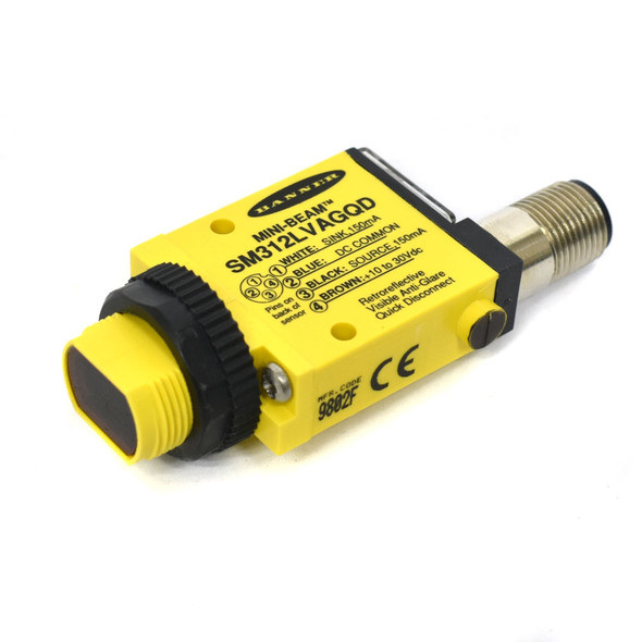 Banner Engineering SM312LVAGQD Photoelectric Sensor