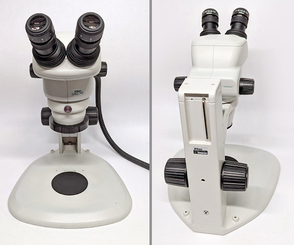 Nikon SMZ-745/SMZ745 Stereo Zoom Microscope w/Base Stand/Fiber Optic Light