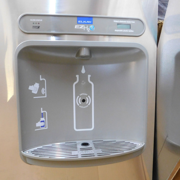 Elkay EZ-H2O Double Water Fountain w/ Touchless Water Bottle Filler EDFPBM117WS