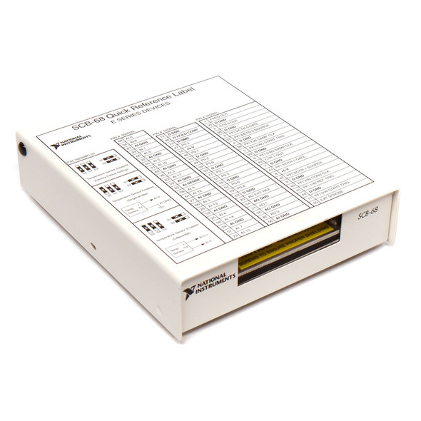 National Instruments SCB-68 Shielded I/O Connector Block DAQ CJC
