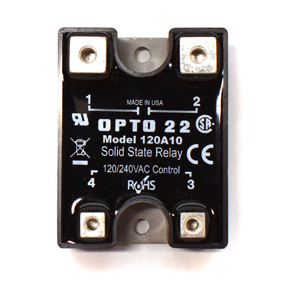 Opto 22 120A10 Panel-Mount AC-Power Series Solid State Relay (2)