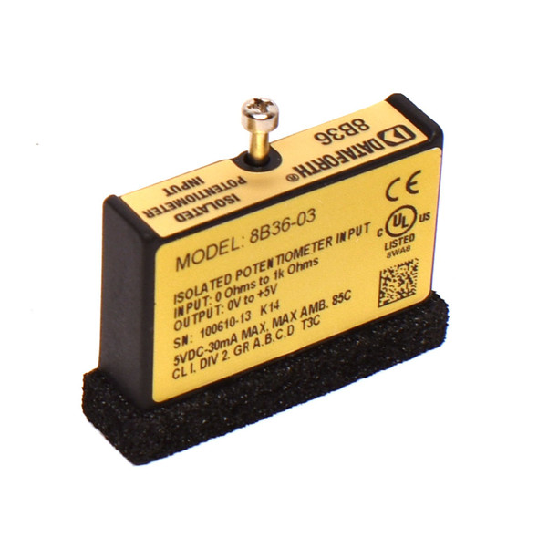 Dataforth 8B36-03 Isolated Potentiometer Input Module Analog