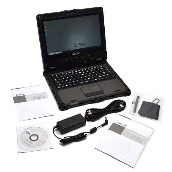 Getac K120 12.5" Rugged Touch Tablet i5-8250U 1.60GHz 32GB 256GB Win10 Keyboard