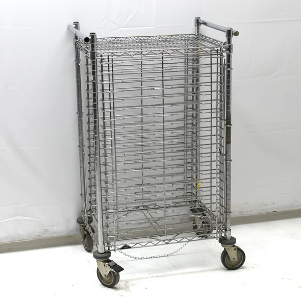 Metro CBNTC20M Front Load 20-Tray PCB Handling Cart ESD Wire Rack 28"x 22"x 49"H