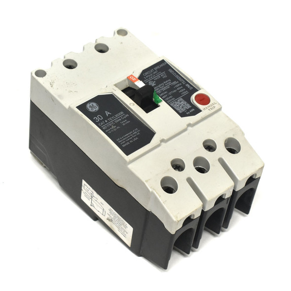 General Electric GE TEYL3030B 30A 3P 480V Bolt-on 65kA Q-Line Circuit Breaker
