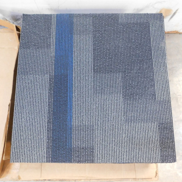 Lot of 28 Pentz Magnify 7054T Carpet Tile Squares 24x24 Matte Lake 112 Sq Ft