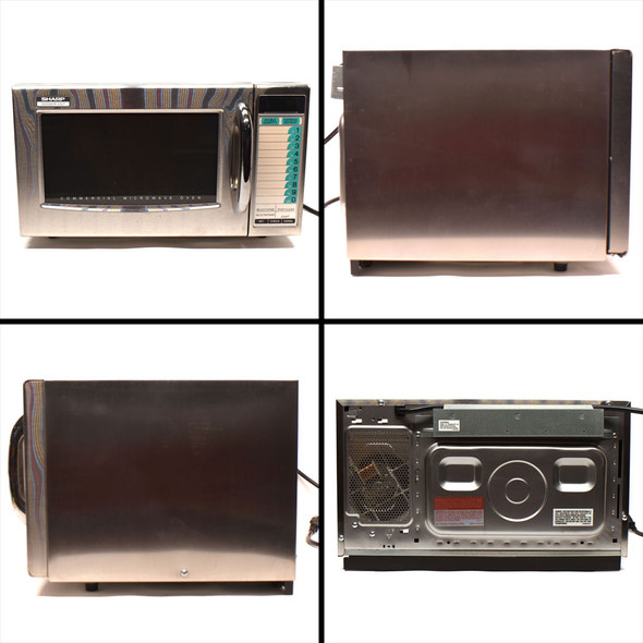 Sharp R-21LT 1000W Commercial Countertop Microwave Oven