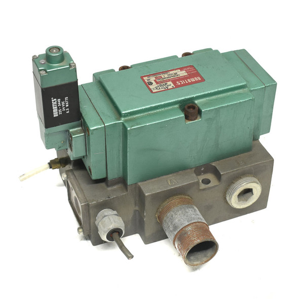 Numatics 147BA43AM014X Pneumatic Solenoid Valve 24VDC w/ 003 2090 Manifold
