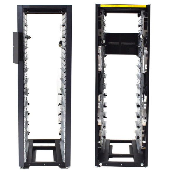 Dell EMC2 VNX T-RACK1 40U Server Rack Cabinet Enclosure w/ 4x 0T9019 & 4x 0T9025
