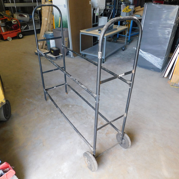 Warren Steel 2-Tier Rolling Tire Storage Rack Cart Tilt Trolley 67in x 20in