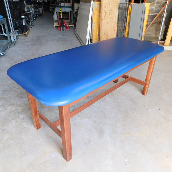 Clinton 100-30 Flat Top Treatment Table 72x30 Physical Therapy Exam Blue