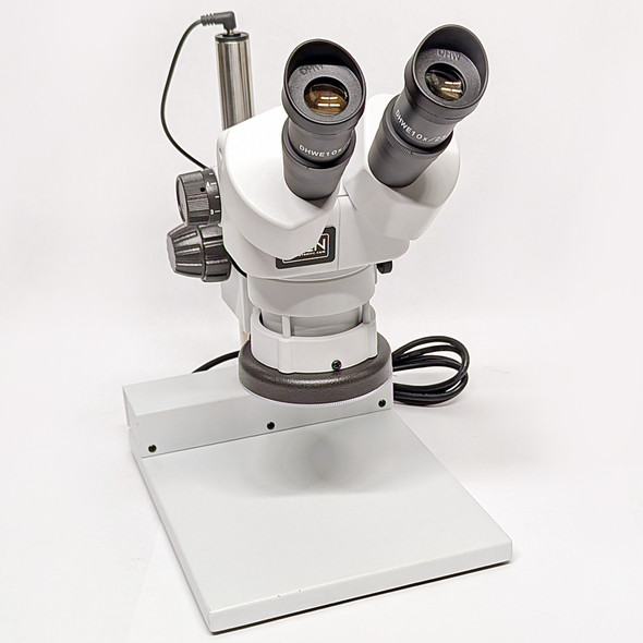 Aven Carton SSPZ50E Stereo Zoom Microscope w/Base Stand/LED Ring Light