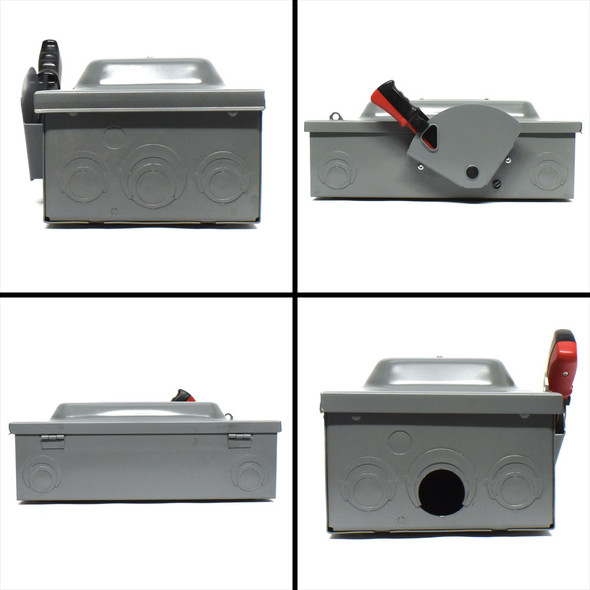 Square D HU362 Heavy-Duty Non-Fusible Safety Switch 600V 60A 3P3W