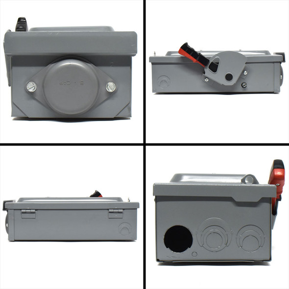 Square D HU361RB Non-Fusible Heavy-Duty Safety Switch 30A 600V