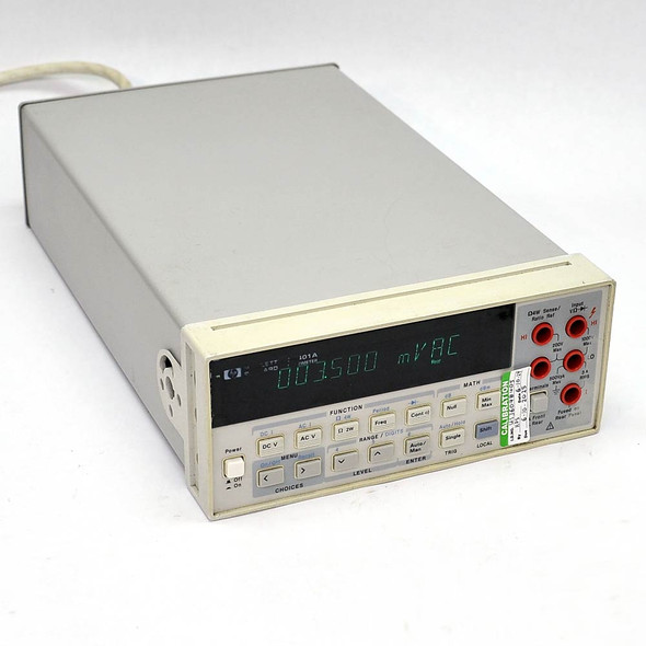 HP 34401A Digital Multimeter DMM 6½-Digit True RMS, BAD Current Fuseholder-Parts