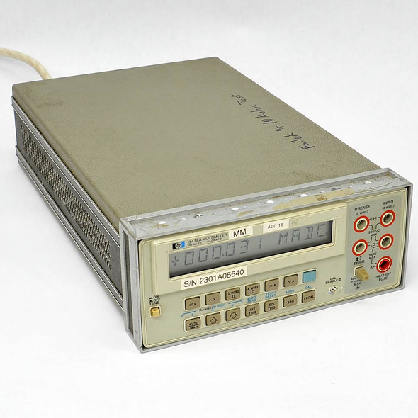 HP 3478A Digital Multimeter DMM 5-1/2 Digit with HP-IB, Uncalibrated - Parts