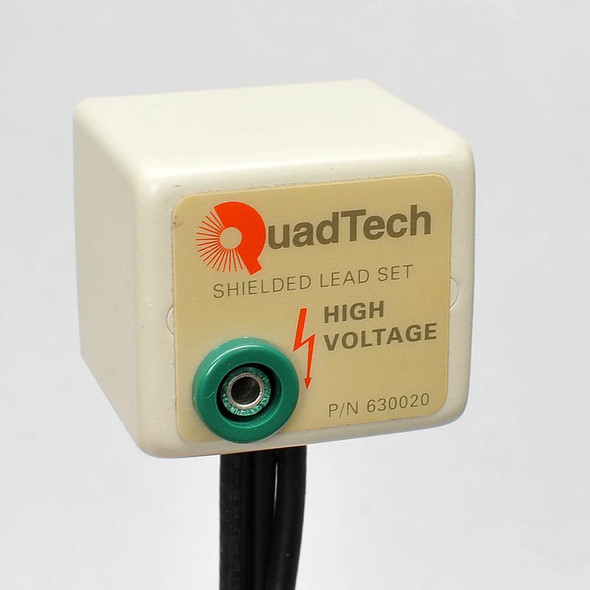 QuadTech 630020 Shielded Lead Set High Voltage For Megohmmeter/IR Tester + Clips