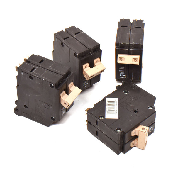 Eaton Cutler Hammer CHF215 Circuit Breaker 15A 2P 120/240VAC (4)