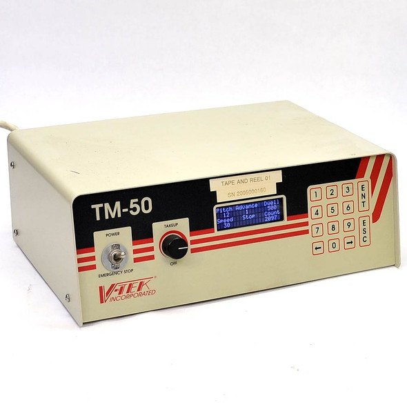 V-Tek Incorporated TM-50 Tape & Reel Component Taping Machine Digital Controller