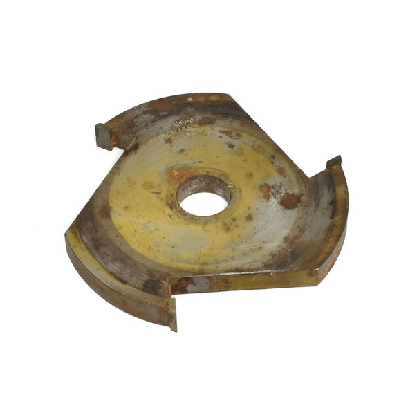 LRH K-1444 Woodworking 3-Wing Carbide Insert Straight Shaper Cutter 1.250" Bore