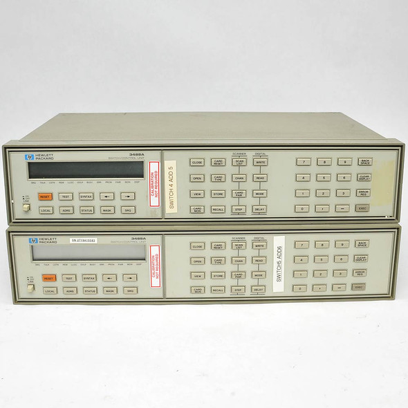 Hewlett Packard 3488A Switch/Control Units, No Power - Parts (2)