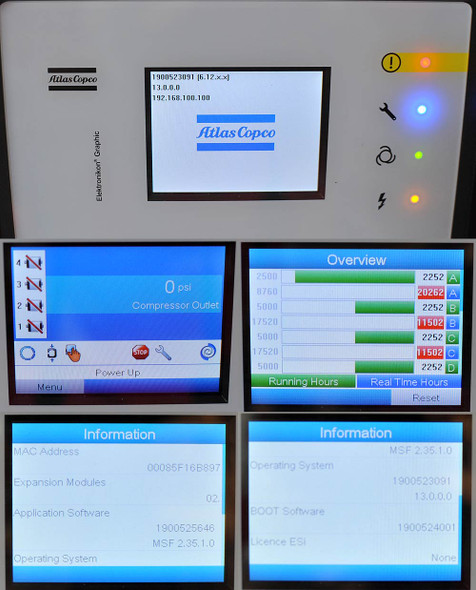 Atlas Copco 1900 5200 13 Graphic Controller/Display Operator Panel