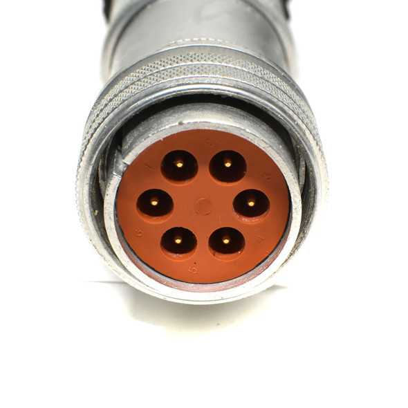 Caton Connector 15651-L1 Rev 5 0512 0101245-000 Cable 6-Pin Female Conn. to Wire