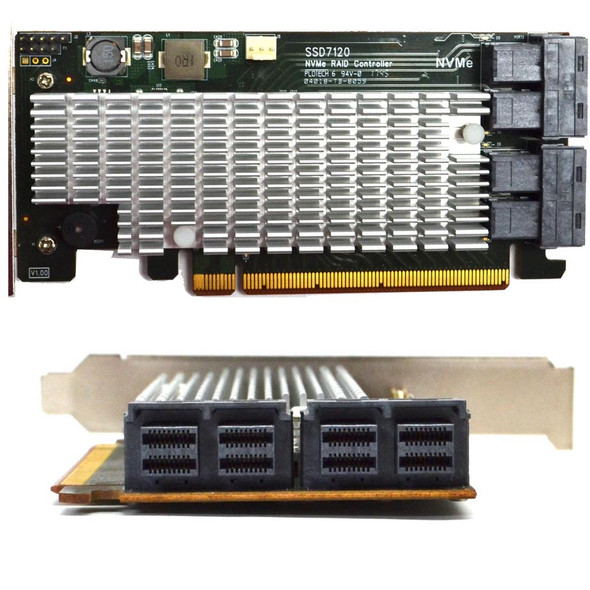 HighPoint SSD7120 NVMe RAID HBA Card PCIe x16