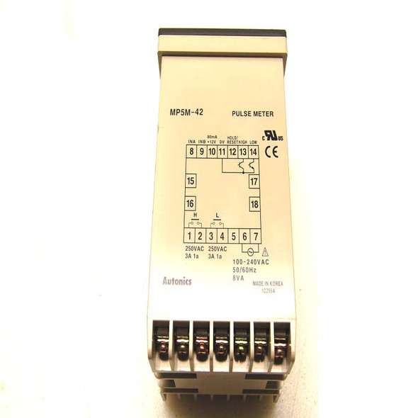 Autonics MP5M-42 100~240VAC 5-Digital High/Low Limit Pulse Meter