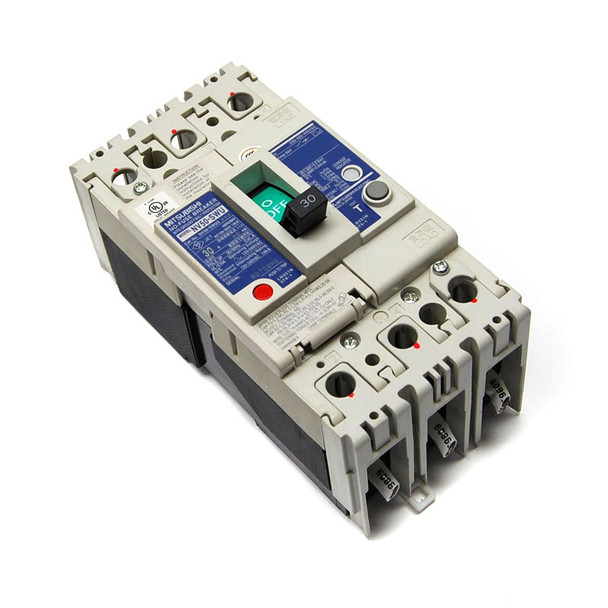 Mitsubishi NV50-SWU 303 No-Fuse 30A Circuit Breaker 240VAC 3-Pole SWU3 w/ GFI