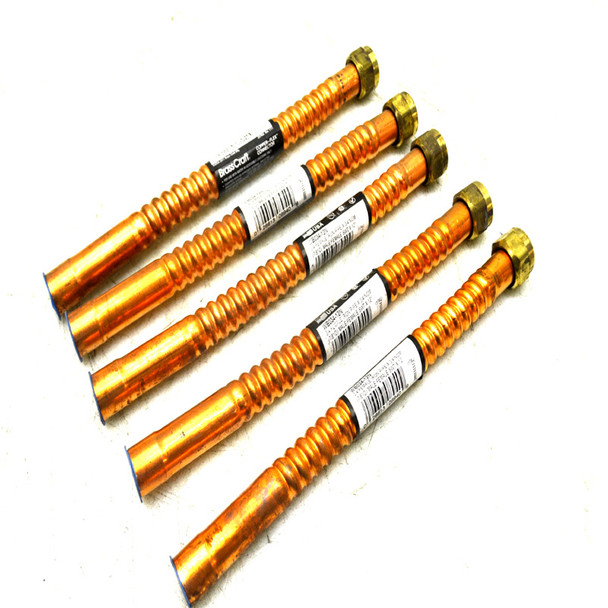 (5) NEW BrassCraft 3/4" FIP x 3/4" Nom 7/8"ID x 12" Water Heater Connector