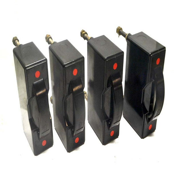 GEC Alsthom Red Spot RS200 Fuse Carriers 200A - Lot of 4 - Used