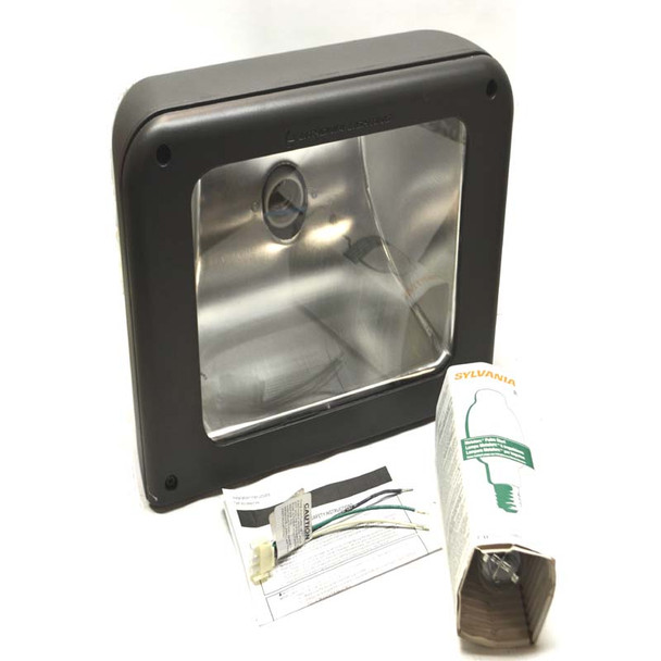 Lithonia Lighting TWF2-400M-TB-SCWA-LPI Contour Halide Wall Luminaire + Bulb
