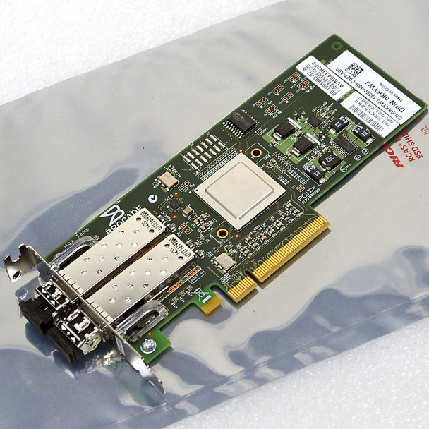 Dell 0KKYWJ Brocade 825 Dual Port 8GB Fibre Channel FC PCIe Adapter