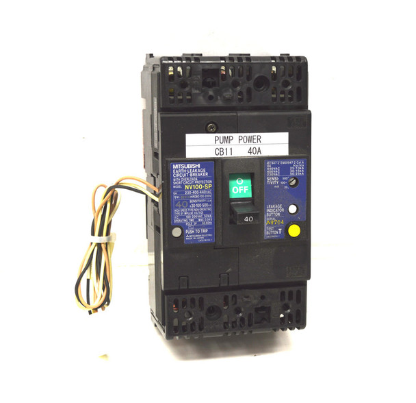 Mitsubishi NV100-SP Circuit Breaker 3-Pole 40A