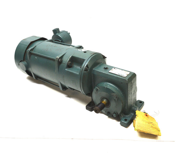 Reliance P14G2448S-WF Motor & 10253288-XF / 79165-15-NX Reducer 3Ph 1-Hp 18:1