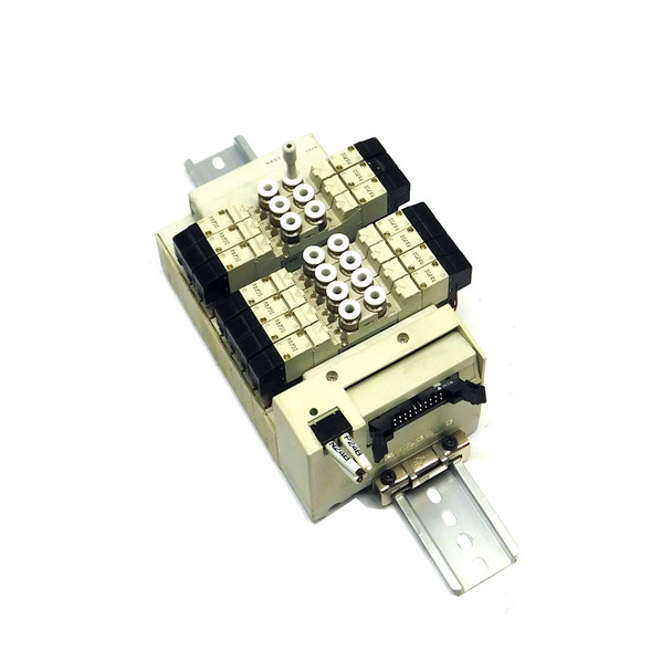 CKD 3GA1669-A2NH Solenoid Valves (7) w/ N4G1-ER Valve Manifold Block