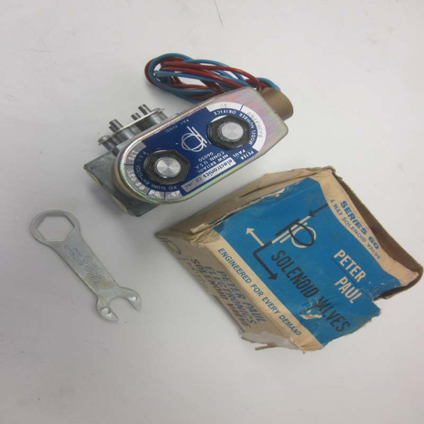 NEW Peter Paul Electronics Series 60 643H3TCV 120V 175PSI 4-Way Solenoid Valve