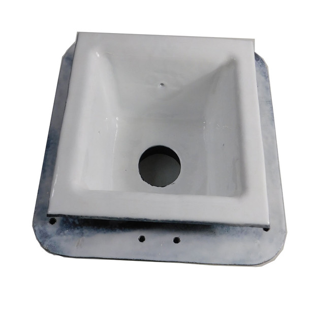 Zurn P1900-K-3NL 14.75" x 14.75" O.D. Cast Iron Floor Sink Drain 4.5"D Drain Zurn P1900-K-3NL 14.75" x 14.75" O.D. Cast Iron Floor Sink Drain 4.5"D Drain