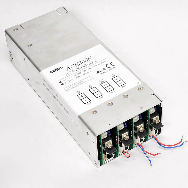 Cosel ACE300F DC Power Supply 4 Output 5V 26A,2x 7.5V 18A,15V 4A Zeiss 1282-348
