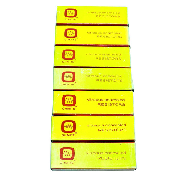 Lot 7 NEW Ohmite Dividohm 210 Resistor Vitreous Enameled Wirewound 50W 6000 Ohms