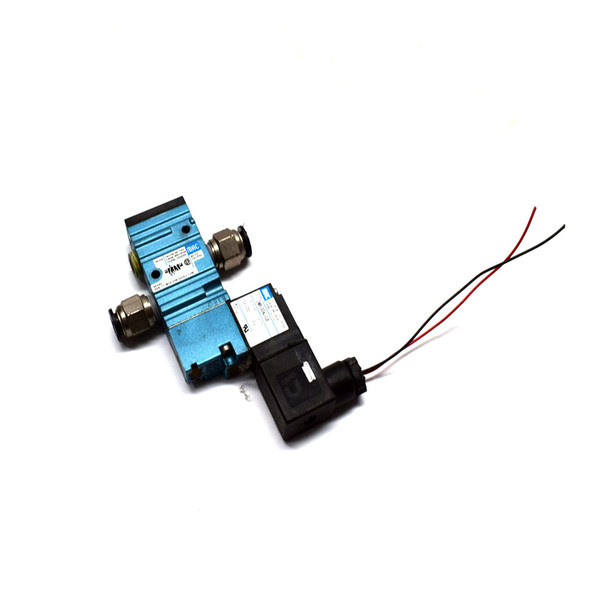 MAC 52A-1-B0A-DM-DDAJA-1JM 3-Way N.C. Single Operator Solenoid Valve 24VDC