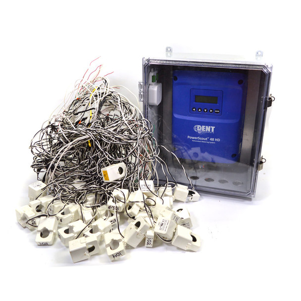 Dent PS48HD-C-D-N PowerScout Power Submeter w/ (30) CTHMC-200-U/B Transformer