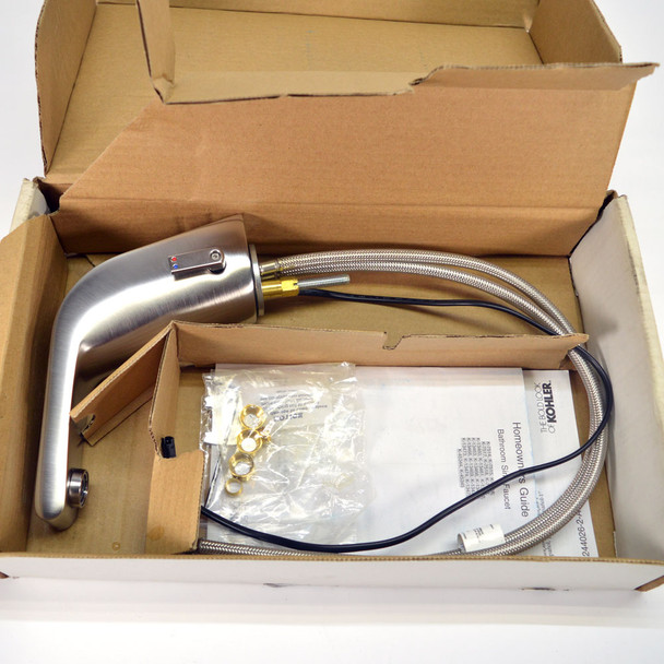 Kohler K-13462-VS Sculpted Touchless Lavatory Sink Faucet -Vibrant Stainless