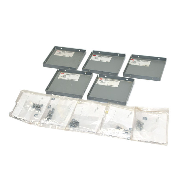 nVent Hoffman F66GCPNK 6" x 6" x 1/2" Steel Closure Plates NEMA Type 1 (5)