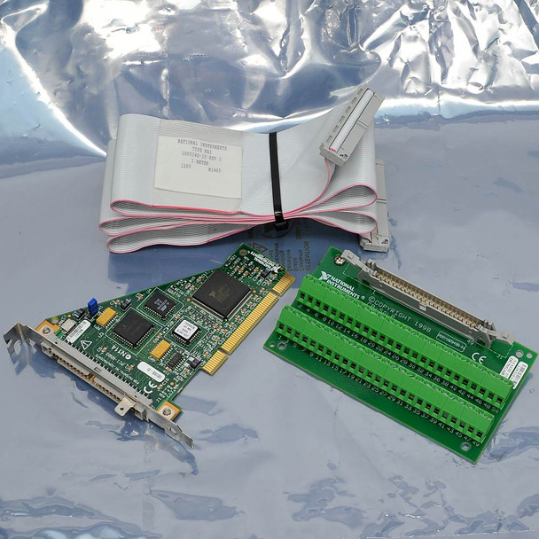 National Instruments PCI-6503 Digital I/O with CB-50LP Breakout Block and Cable