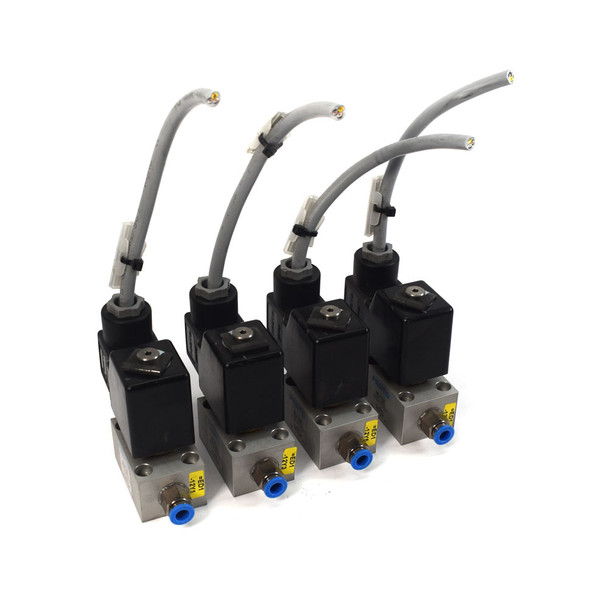 Festo MC-2-1/8 Air Solenoid Valve 2/2 Way w/ MSG-24DC Coils 24V DC (4)