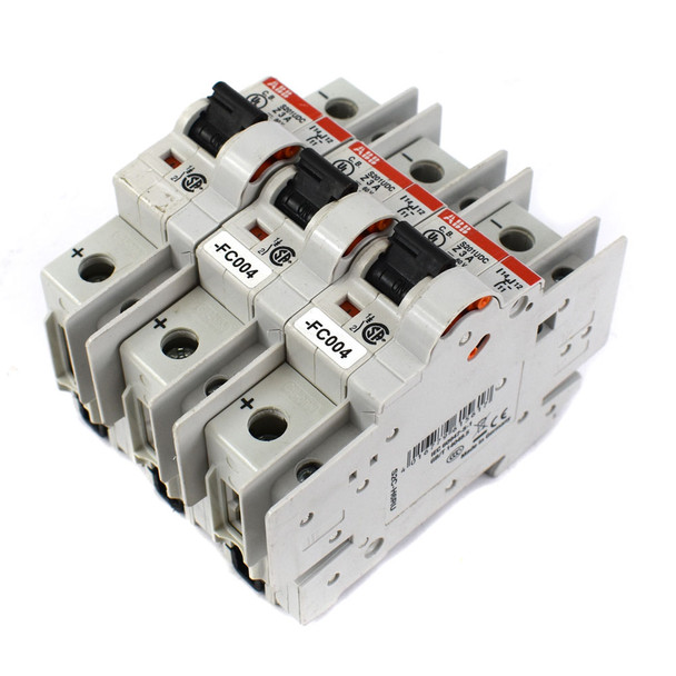 ABB S201UDC-Z3 Miniature Circuit Breaker 1P 3A 60VDC + S2C-H6RU AUX Contact (3)